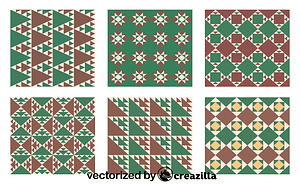 Mosaic floors in the Church of Santa Maria in Cosmedin in Rome