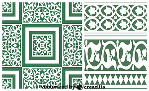 Mosaic floors in the Church of San Giovanni Battista in Florence