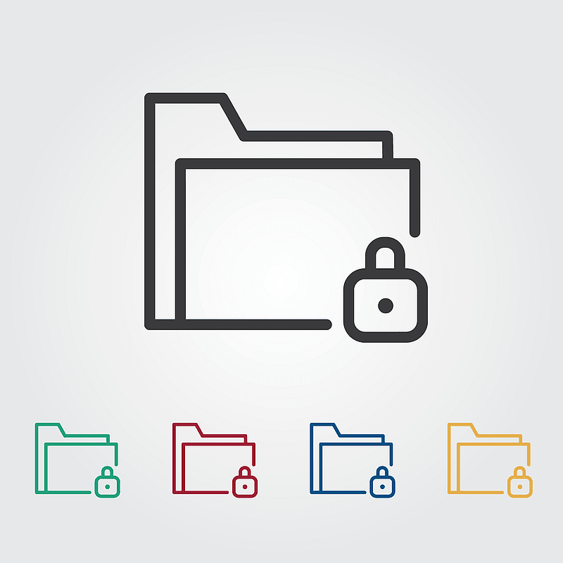 Folder Lock Icons