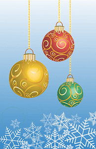 Christmas Balls Card