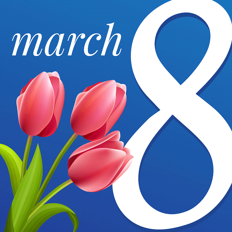 8th of March Women's Day Card