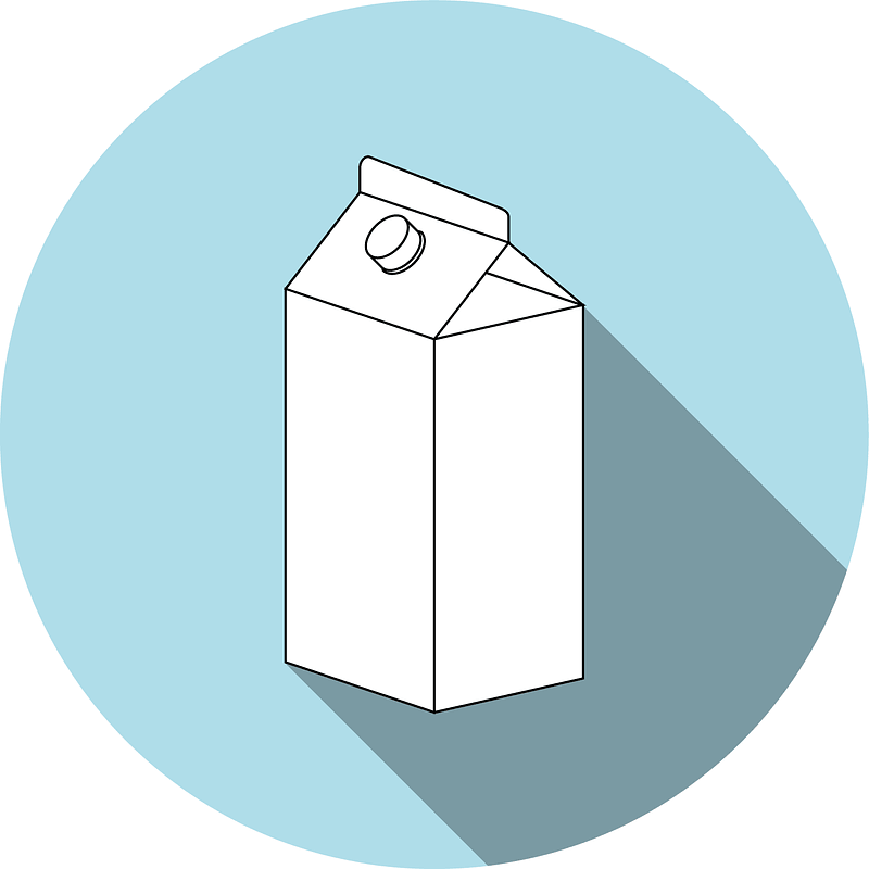 Milk Carton Box Background