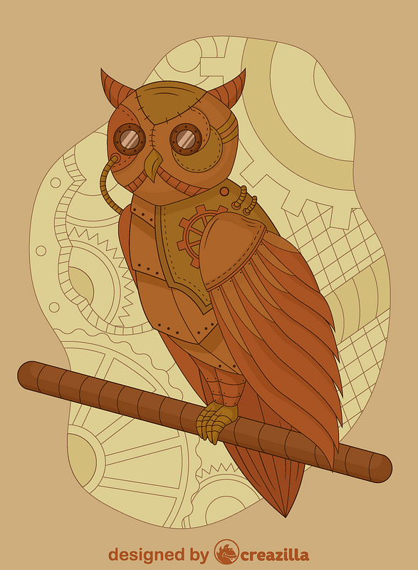 Steampunk Owl
