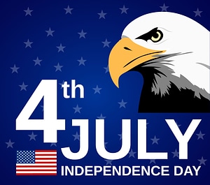 4th July Independance Day Banner