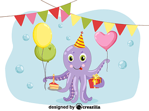 Birthday octopus