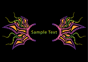 Psychedelic Banner Template