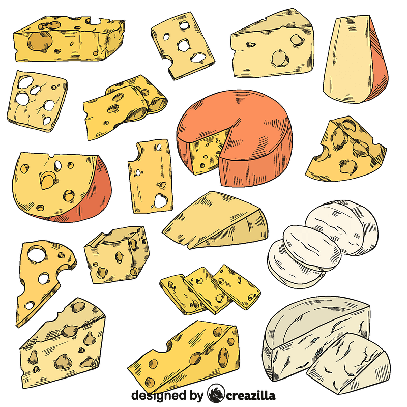 Set of cheese