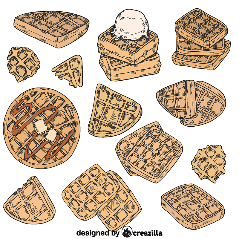 Set of waffle