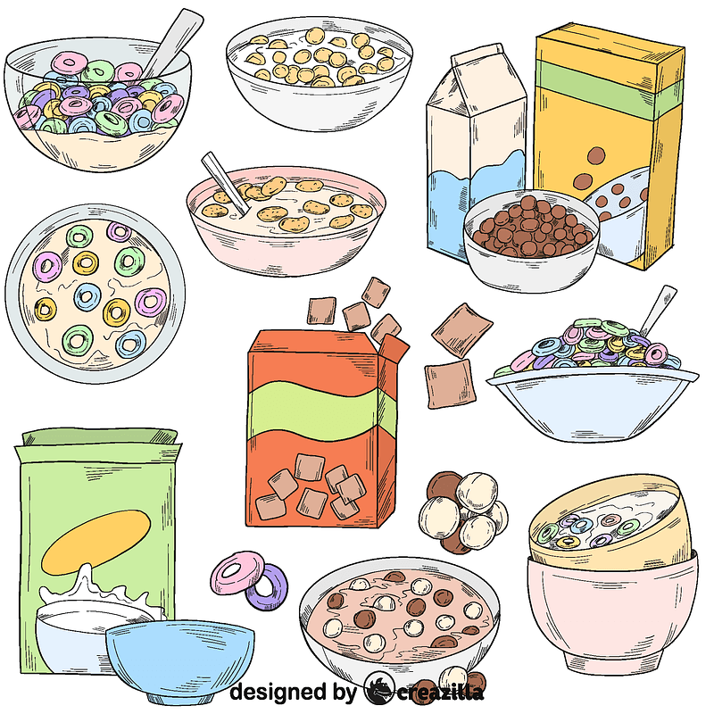 Set of cereal