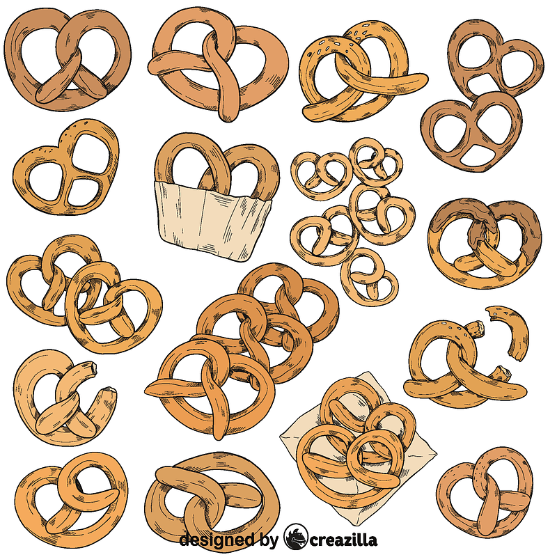 Set of pretzel