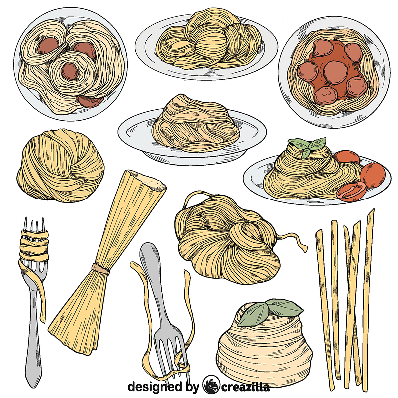 Set of spaghetti