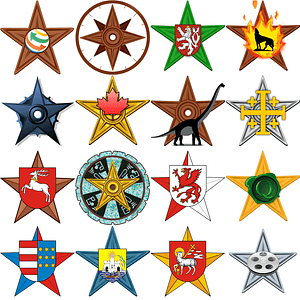 Set of Barnstars Icons