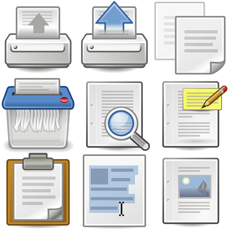 Icônes de document