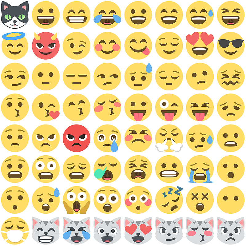 +80 Emoji One Smilies