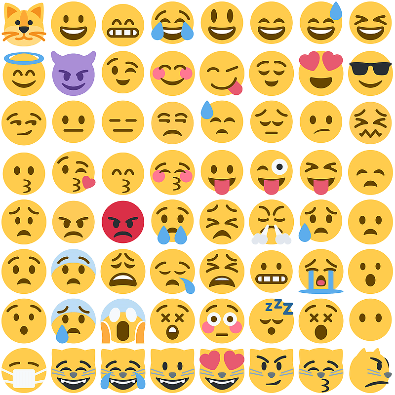 65 смайликів Twemoji