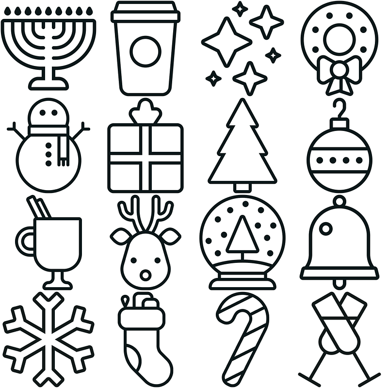 Winter Holidays Icons