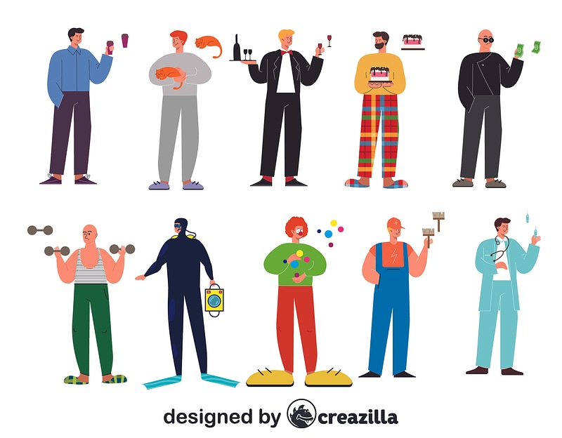 Men characters constructor