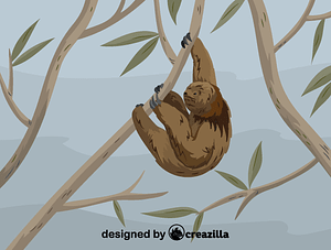 Maned sloth