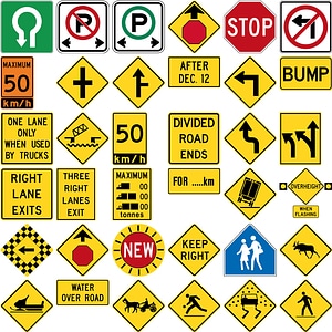 342 Road Signs of Canada