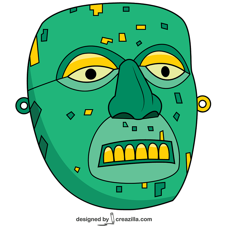 Aztec Mask of Xiuhtecuhtli
