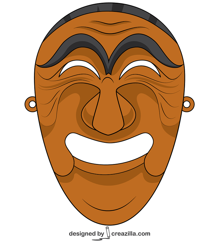 Korean Mask of Yangban
