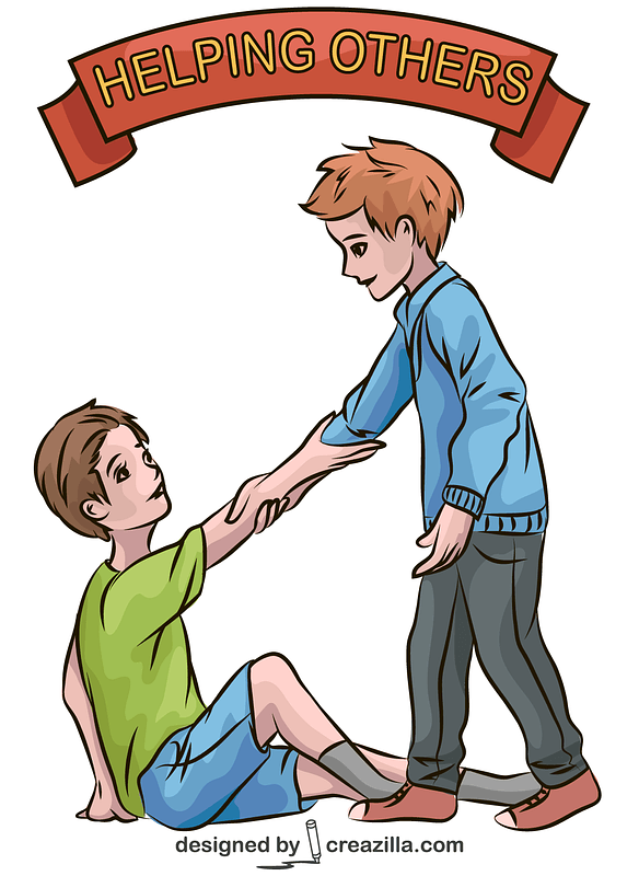 Showing Helping Others