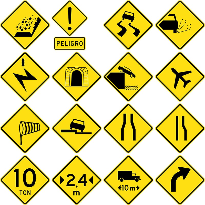 126 Road Signs of Chile