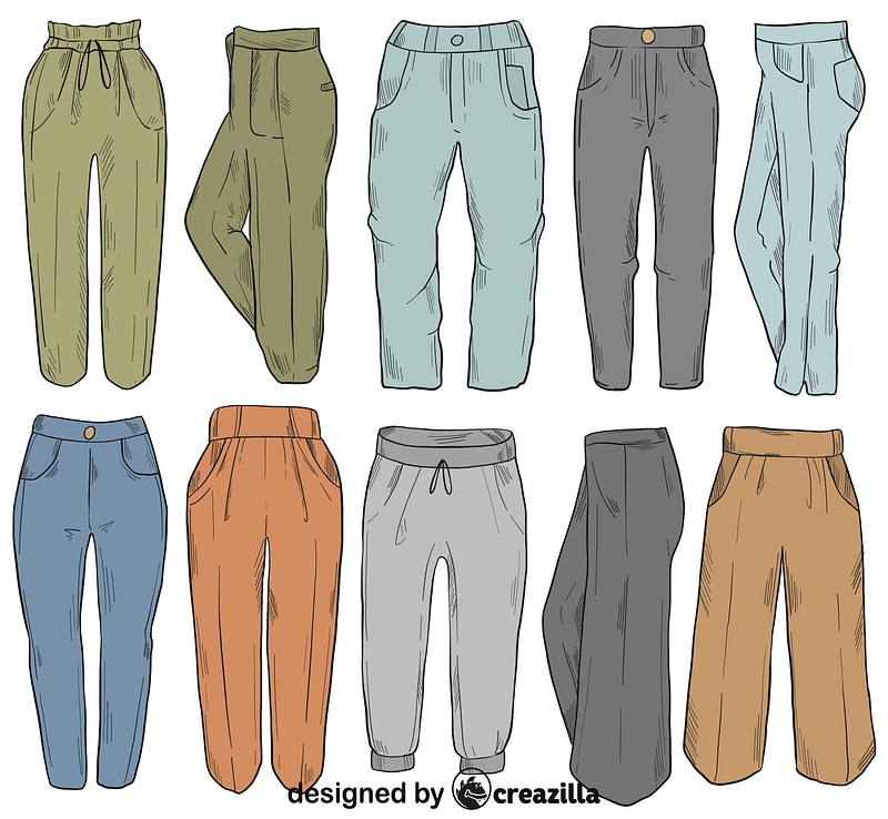 Set of pants