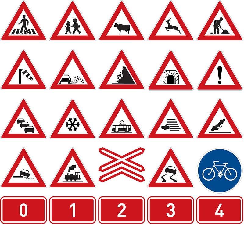 捷克共和国的道路标志