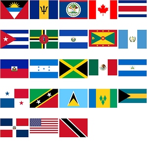 Flags of North American Countries