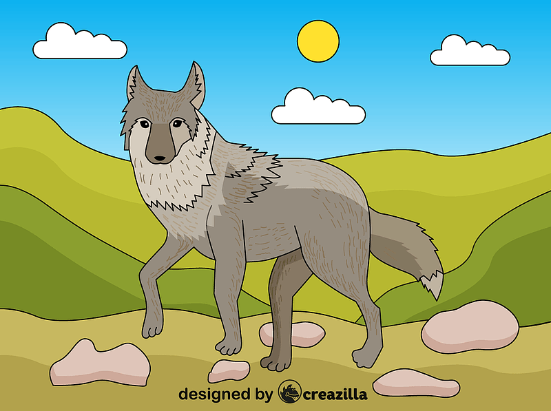 Coyote - Free vector images on creazilla.com