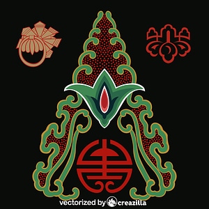 Chinese and Japanese pattern