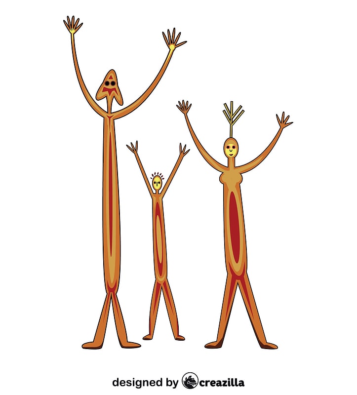 Aboriginal Rock Art Family