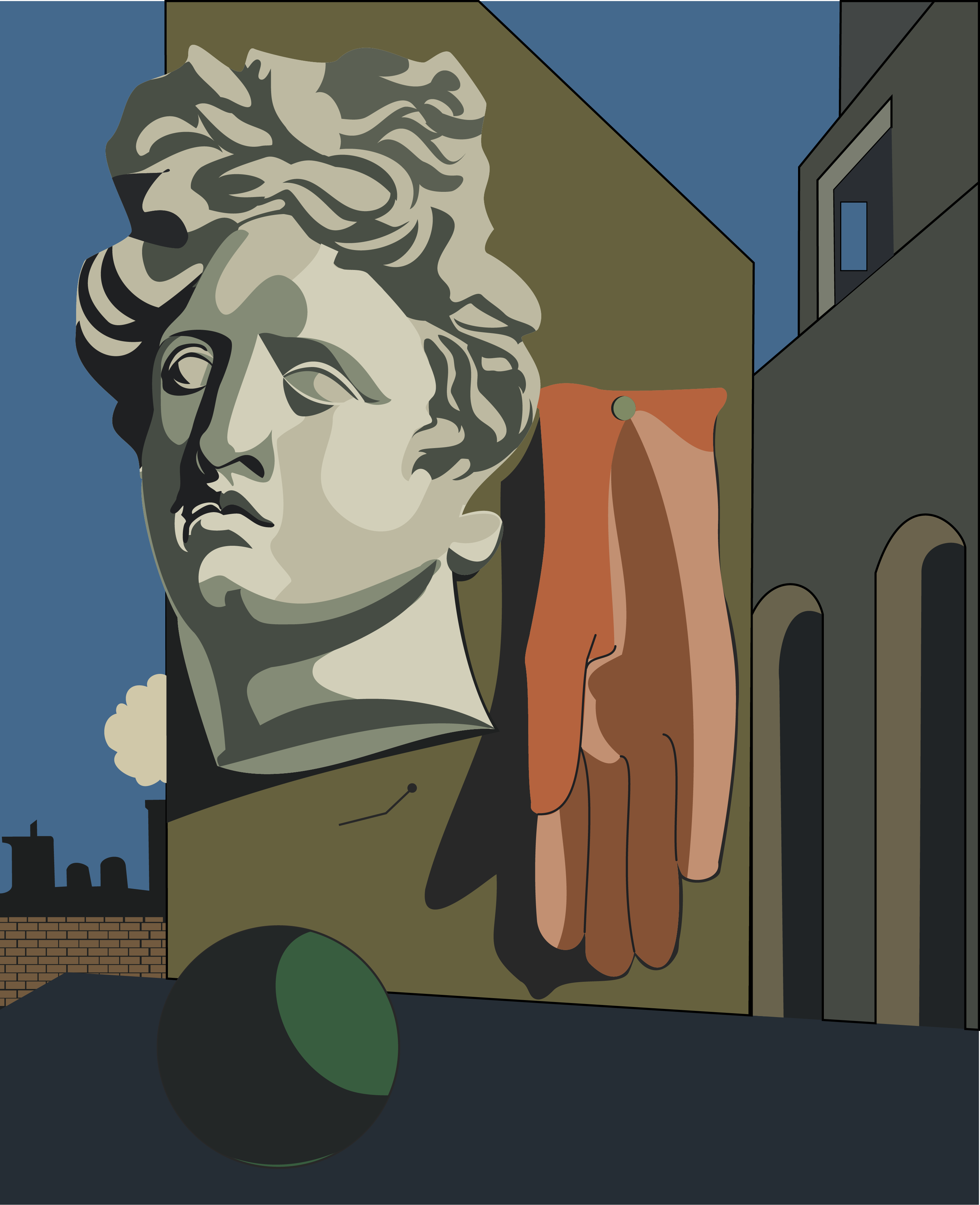 NYC - MoMA: Giorgio de Chirico's The Song of Love | The Song