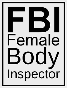 Affiche d'inspecteur de corps féminin