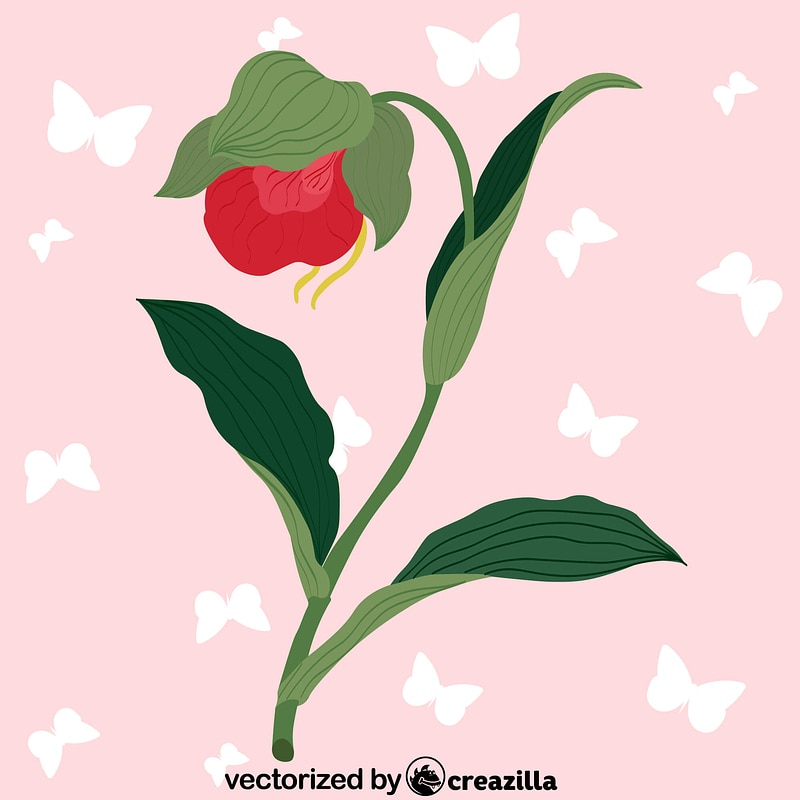 Vintage Watercolour Flower