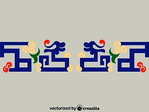 Chinese and Japanese pattern