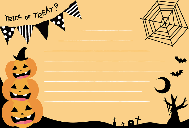 Halloween Message Card