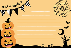 Halloween Message Card