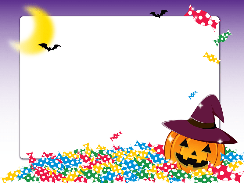 Halloween Candy Frame