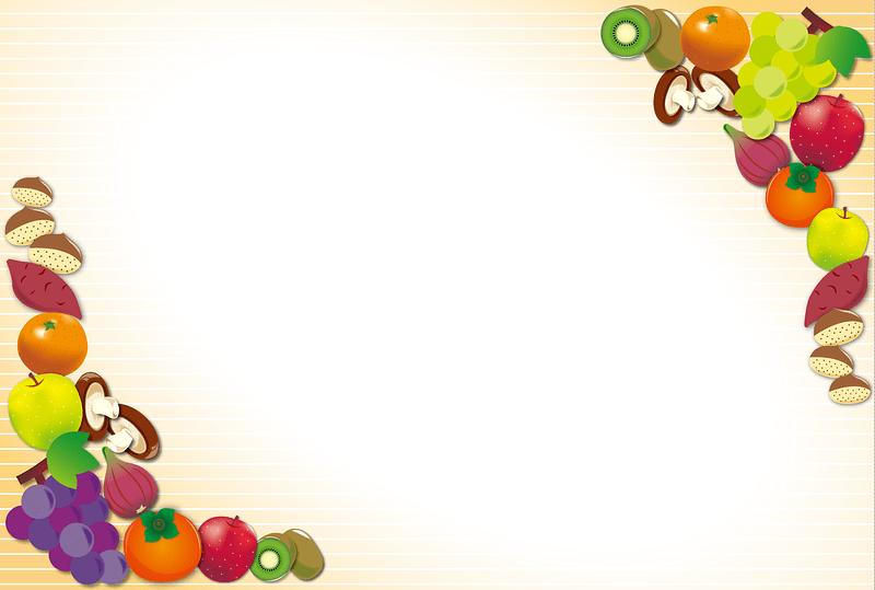 Autumn Food Frame
