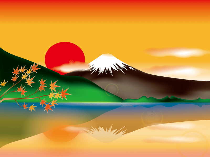 Mount Fuji Sunset