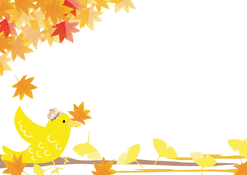 Autumn Leaves Bird
