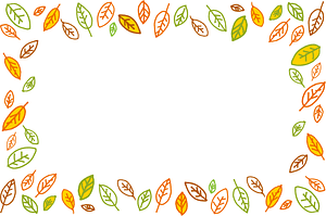 Fallen Leaves Frame
