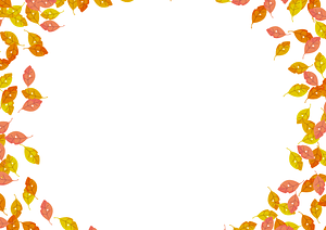 Fallen Leaves Frame