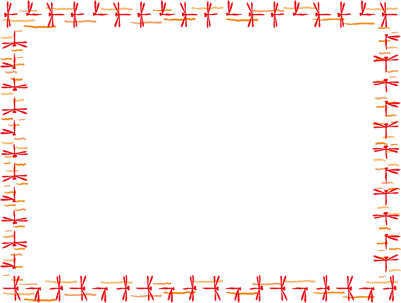 Red Dragonfly Frame
