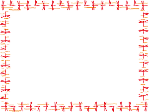 Red Dragonfly Frame
