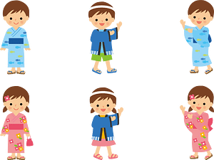 Bon Odori Boy Girl