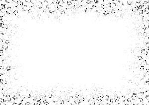 Musical Notes Frame