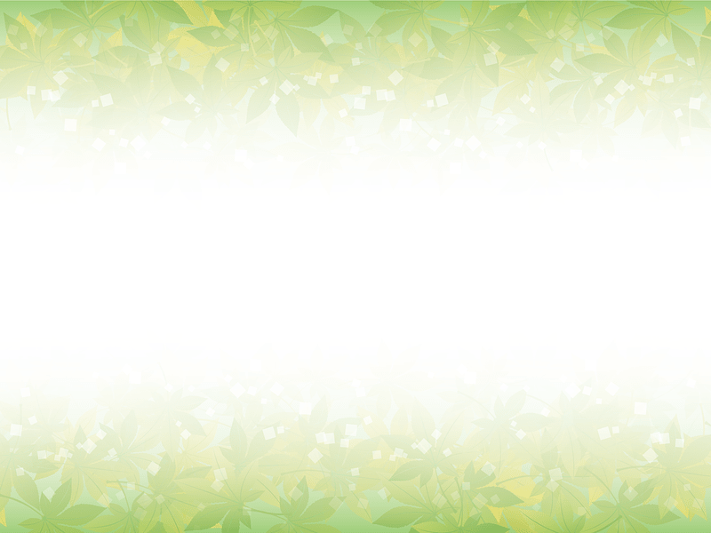 Maple Green Leaves Frame
